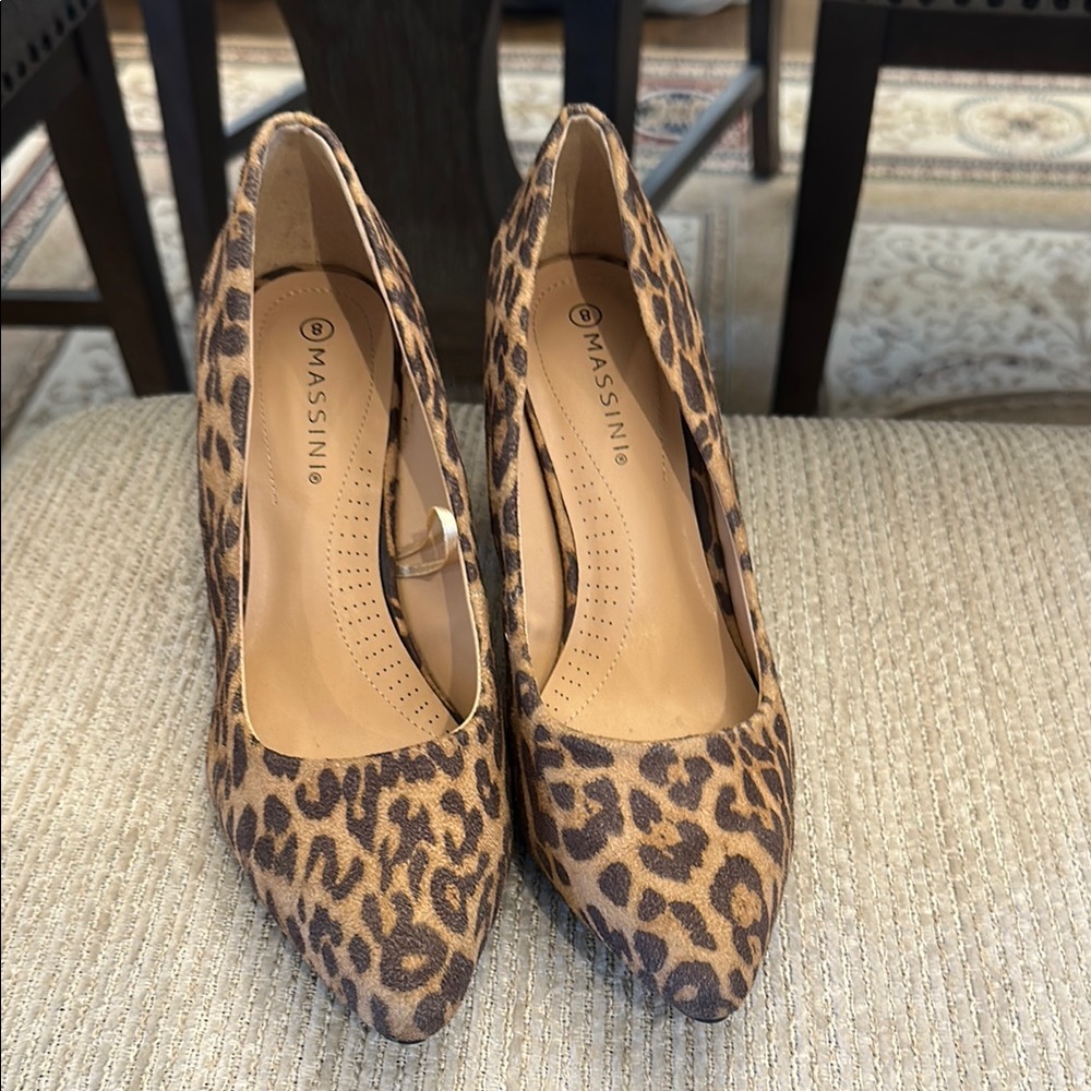Massini Leopard Print Women's Heels